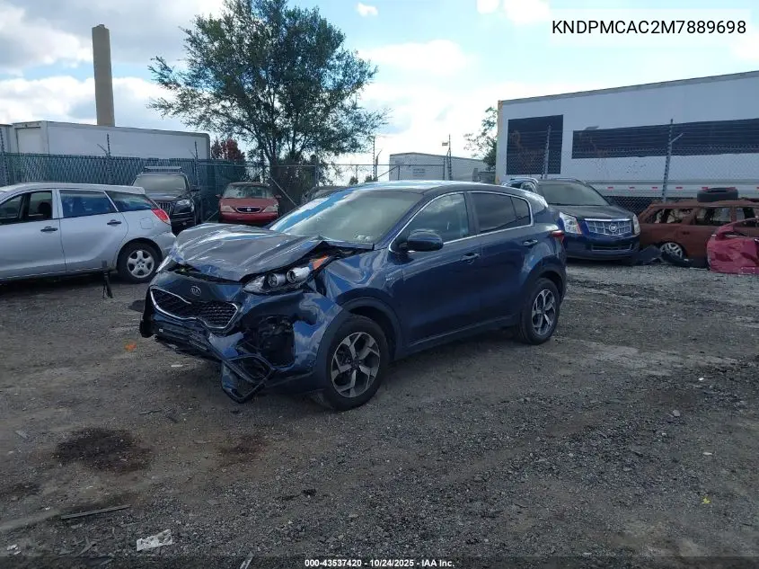 KNDPMCAC2M7889698 2021 Kia Sportage Lx