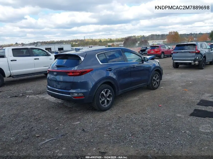 KNDPMCAC2M7889698 2021 Kia Sportage Lx