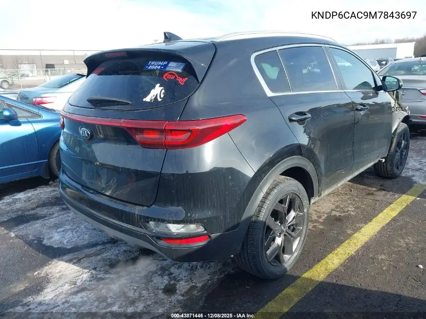 KNDP6CAC9M7843697 2021 Kia Sportage S