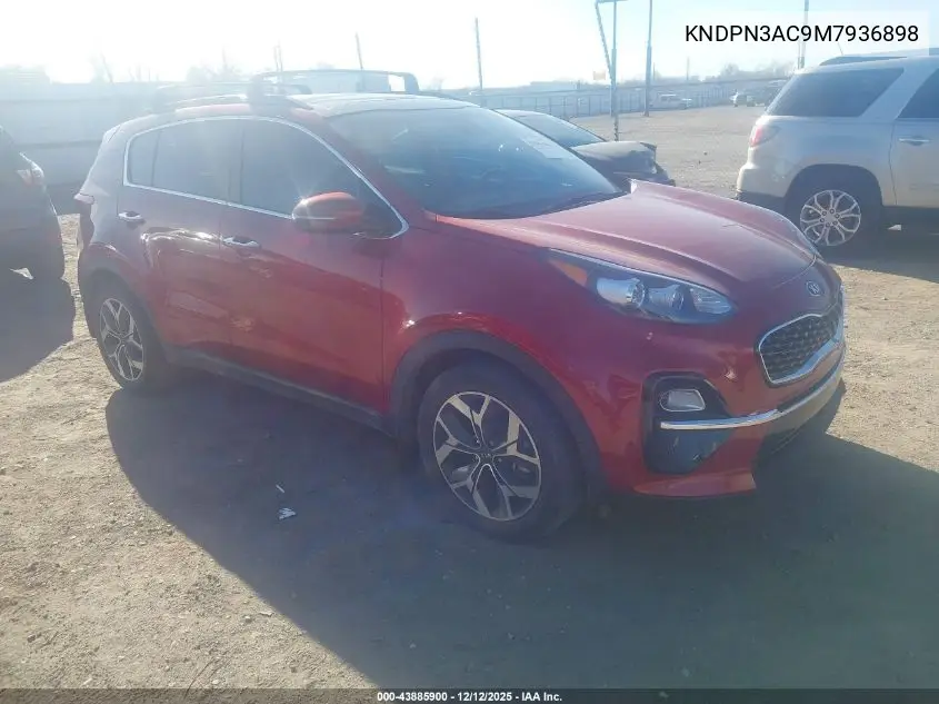 KNDPN3AC9M7936898 2021 Kia Sportage Ex