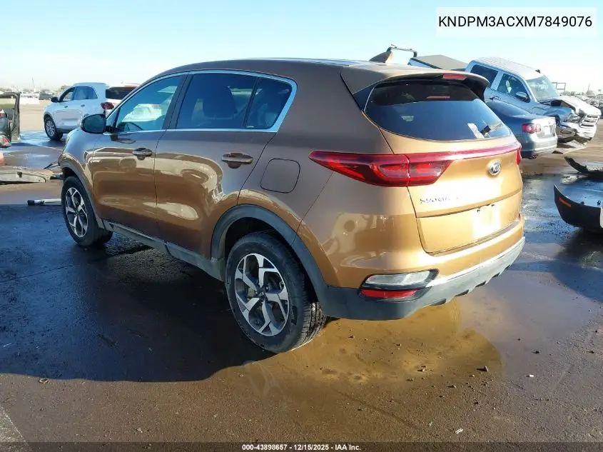KNDPM3ACXM7849076 2021 Kia Sportage Lx