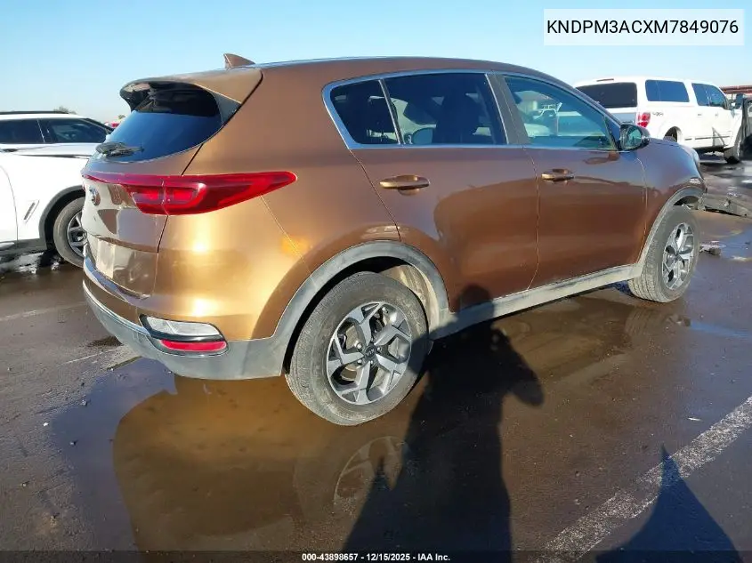 KNDPM3ACXM7849076 2021 Kia Sportage Lx