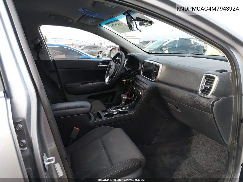 KNDPMCAC4M7943924 2021 Kia Sportage Lx