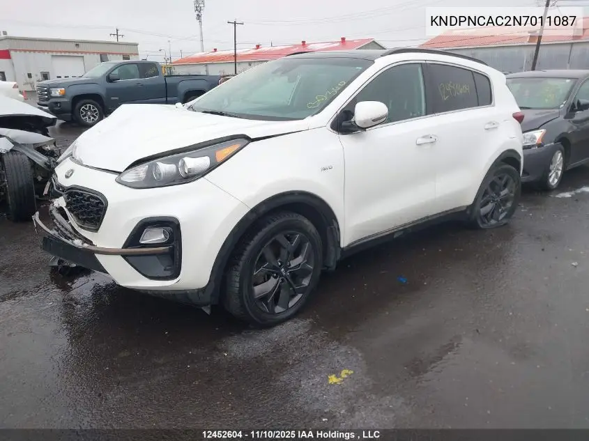 KNDPNCAC2N7011087 2022 Kia Sportage Ex