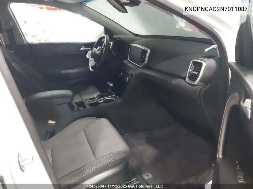 KNDPNCAC2N7011087 2022 Kia Sportage Ex