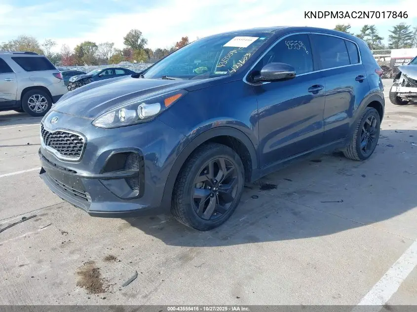 KNDPM3AC2N7017846 2022 Kia Sportage Lx