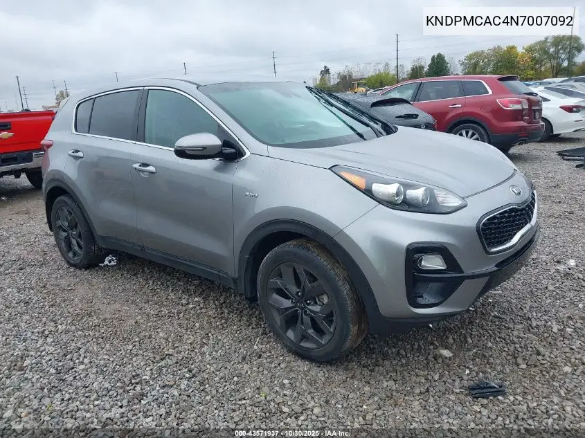 KNDPMCAC4N7007092 2022 Kia Sportage Lx
