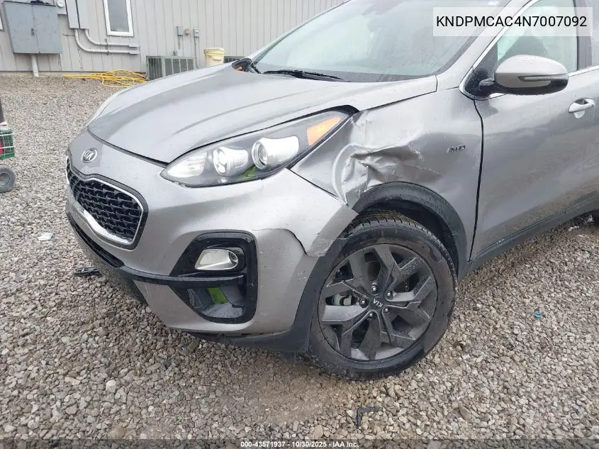KNDPMCAC4N7007092 2022 Kia Sportage Lx