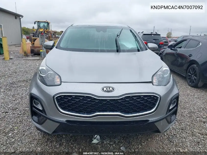 KNDPMCAC4N7007092 2022 Kia Sportage Lx
