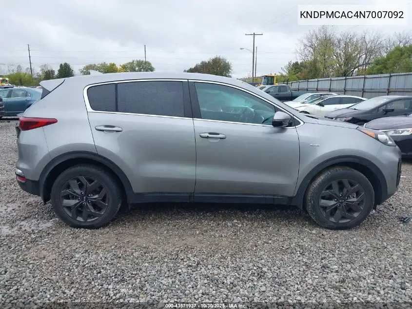KNDPMCAC4N7007092 2022 Kia Sportage Lx