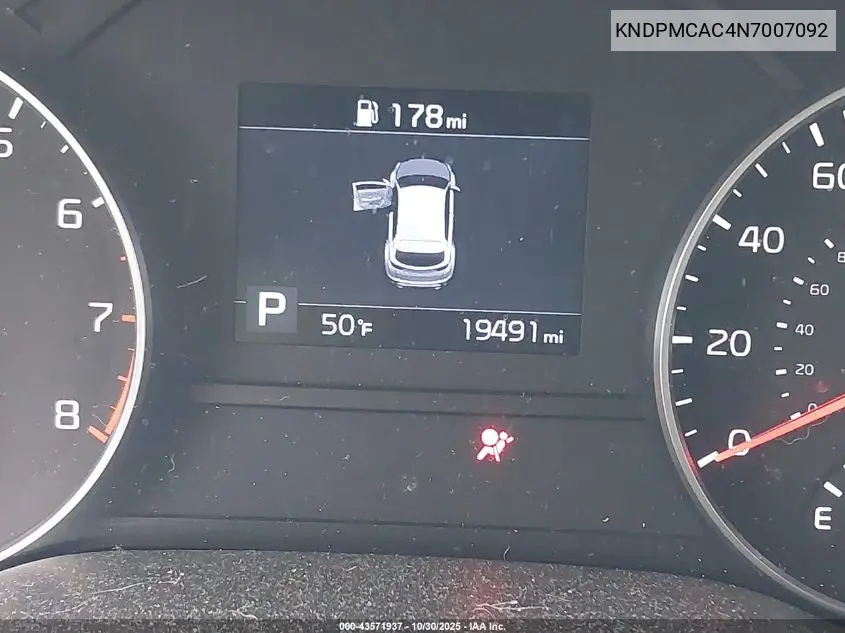 KNDPMCAC4N7007092 2022 Kia Sportage Lx
