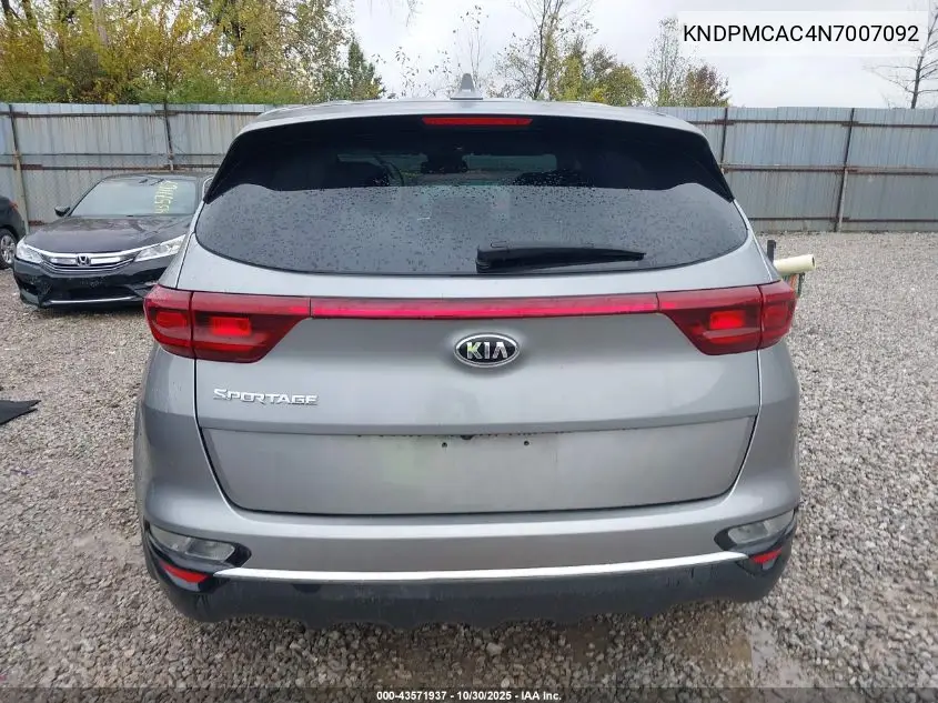 KNDPMCAC4N7007092 2022 Kia Sportage Lx