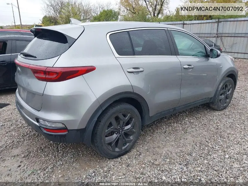 KNDPMCAC4N7007092 2022 Kia Sportage Lx