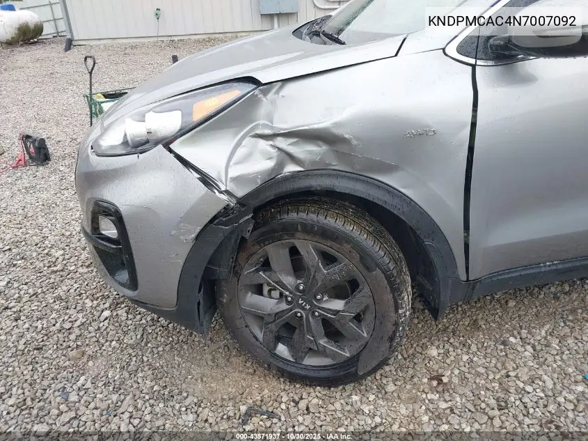 KNDPMCAC4N7007092 2022 Kia Sportage Lx