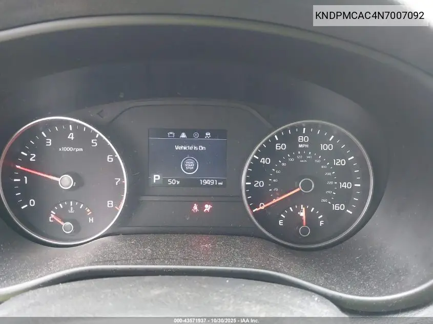 KNDPMCAC4N7007092 2022 Kia Sportage Lx
