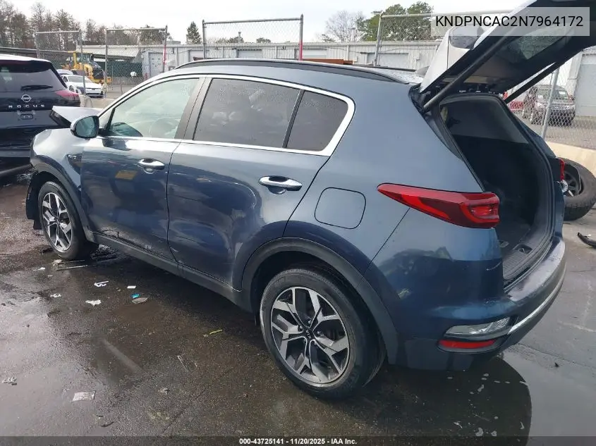 KNDPNCAC2N7964172 2022 Kia Sportage Ex