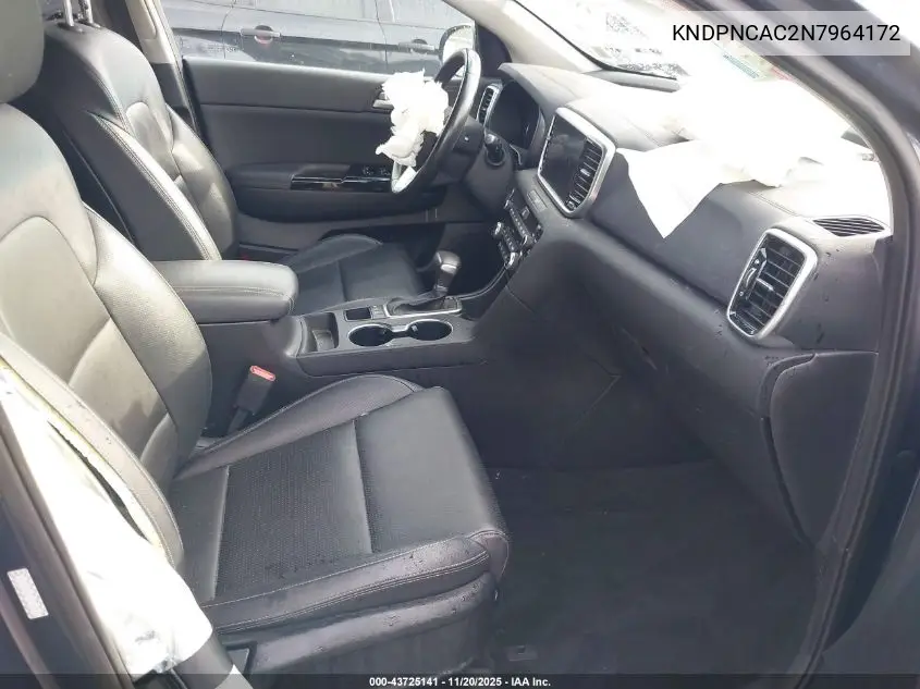 KNDPNCAC2N7964172 2022 Kia Sportage Ex