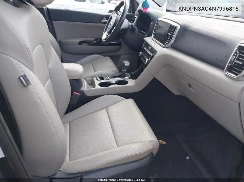 KNDPN3AC4N7996816 2022 Kia Sportage Ex
