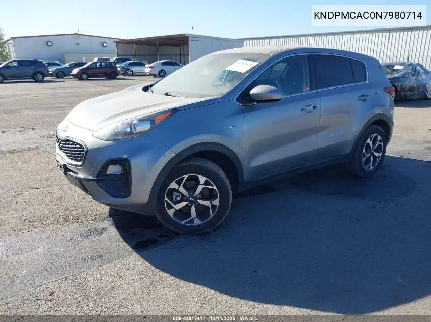 KNDPMCAC0N7980714 2022 Kia Sportage Lx
