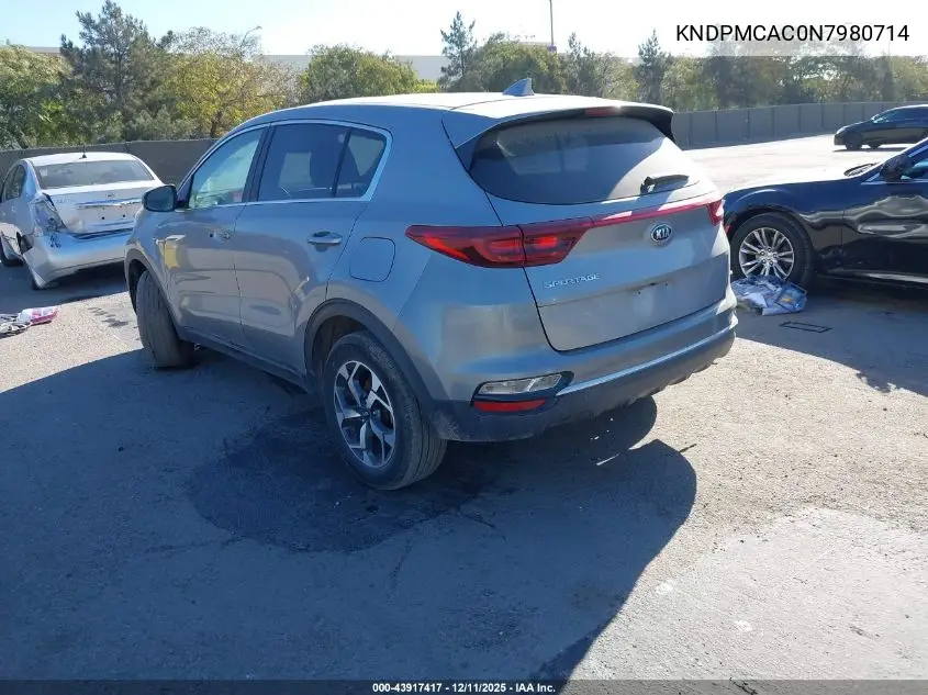KNDPMCAC0N7980714 2022 Kia Sportage Lx
