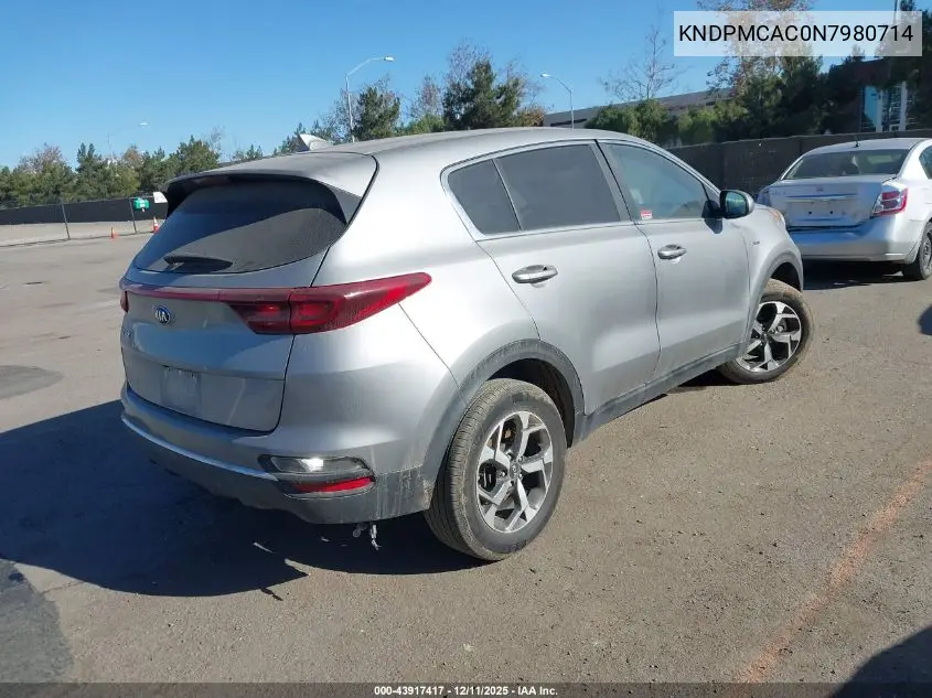KNDPMCAC0N7980714 2022 Kia Sportage Lx