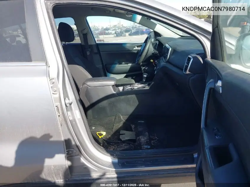 KNDPMCAC0N7980714 2022 Kia Sportage Lx