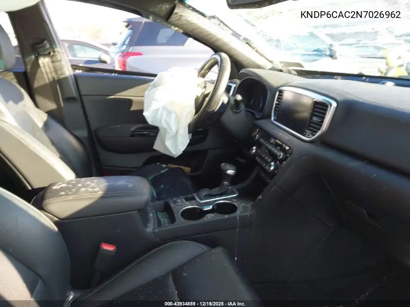 KNDP6CAC2N7026962 2022 Kia Sportage Nightfall Edition