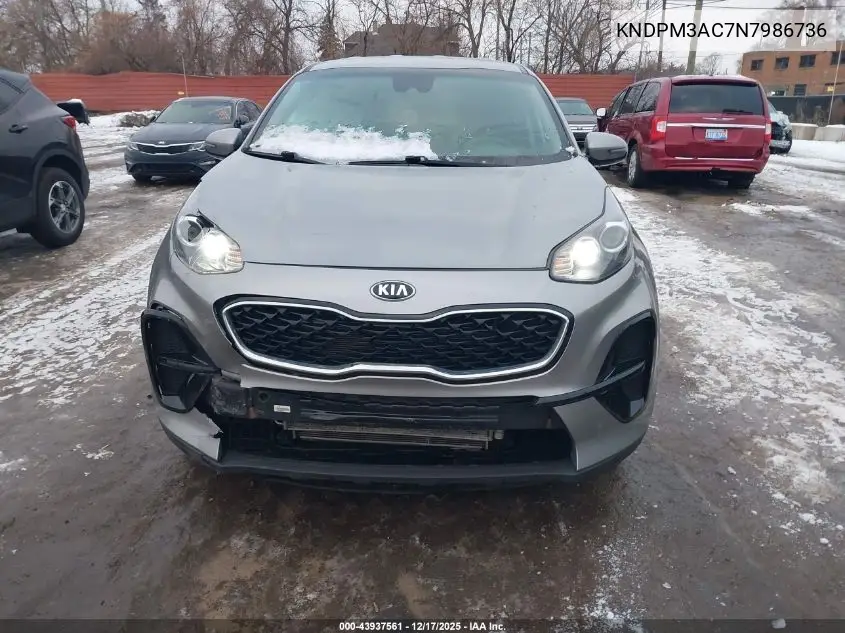 KNDPM3AC7N7986736 2022 Kia Sportage Lx