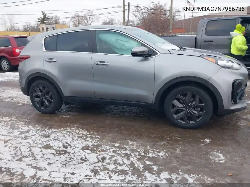 KNDPM3AC7N7986736 2022 Kia Sportage Lx