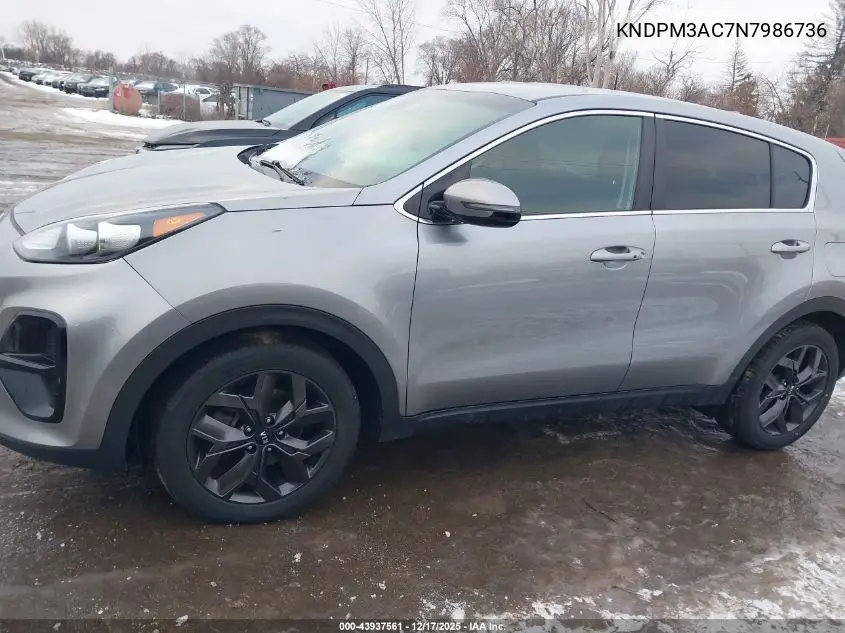 KNDPM3AC7N7986736 2022 Kia Sportage Lx
