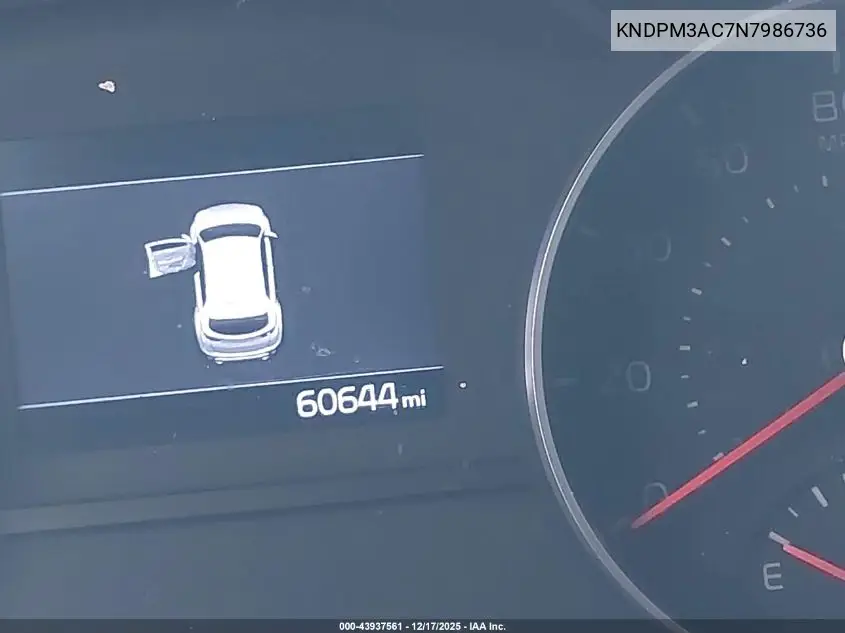KNDPM3AC7N7986736 2022 Kia Sportage Lx