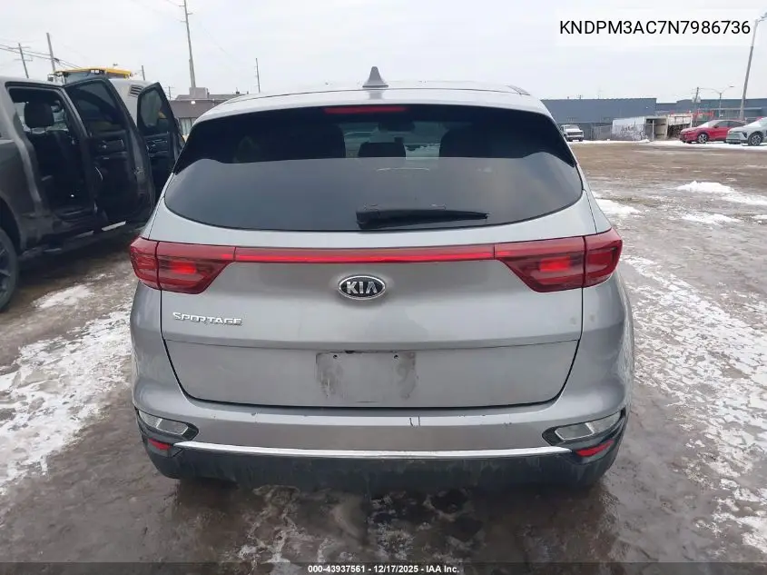 KNDPM3AC7N7986736 2022 Kia Sportage Lx