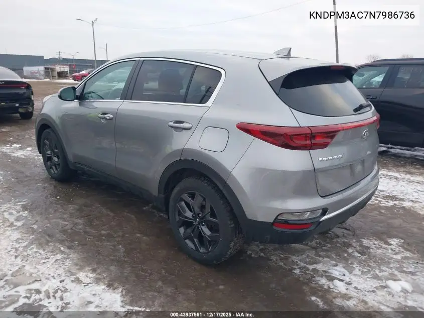 KNDPM3AC7N7986736 2022 Kia Sportage Lx
