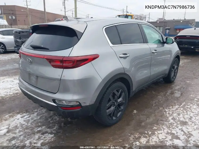 KNDPM3AC7N7986736 2022 Kia Sportage Lx
