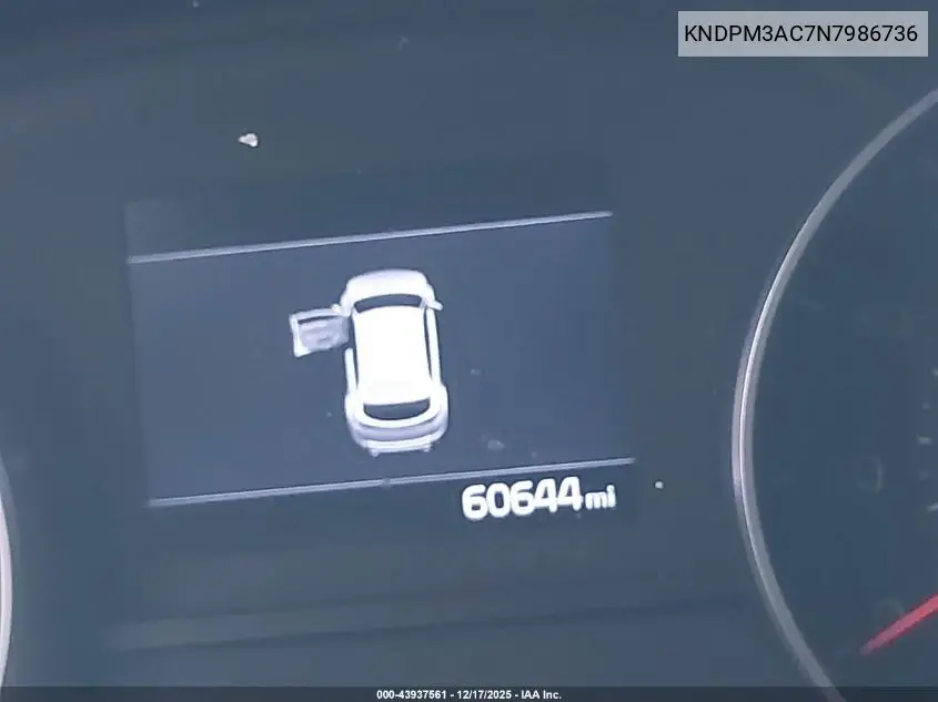 KNDPM3AC7N7986736 2022 Kia Sportage Lx
