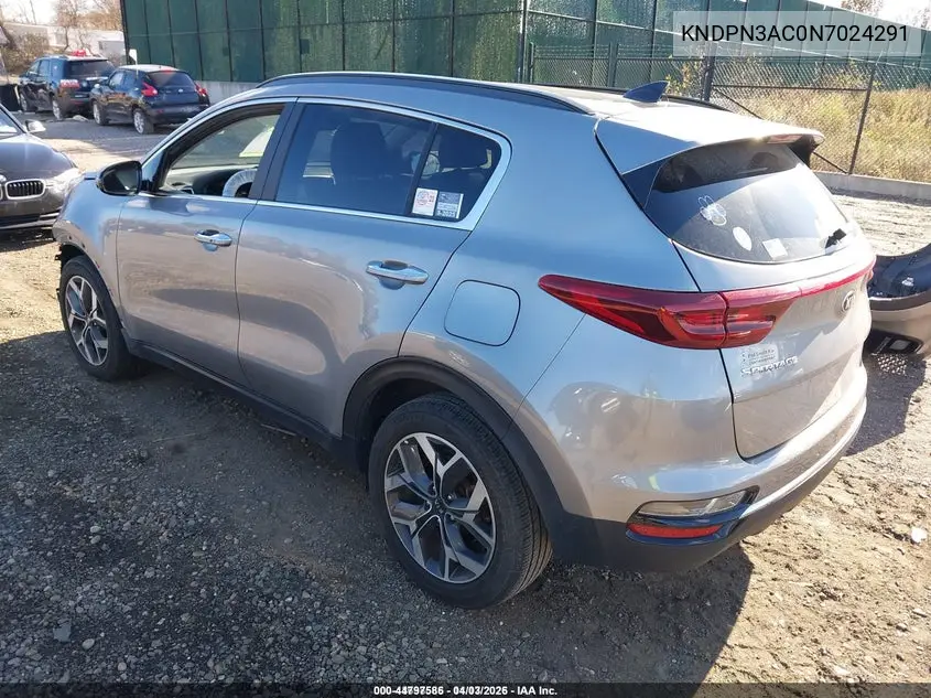 KNDPN3AC0N7024291 2022 Kia Sportage Ex