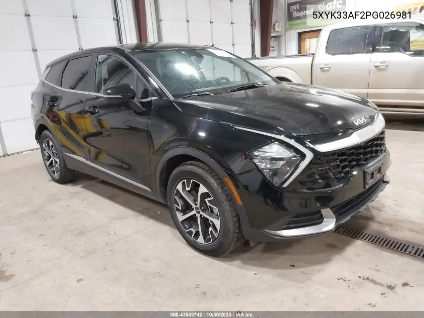5XYK33AF2PG026981 2023 Kia Sportage Ex