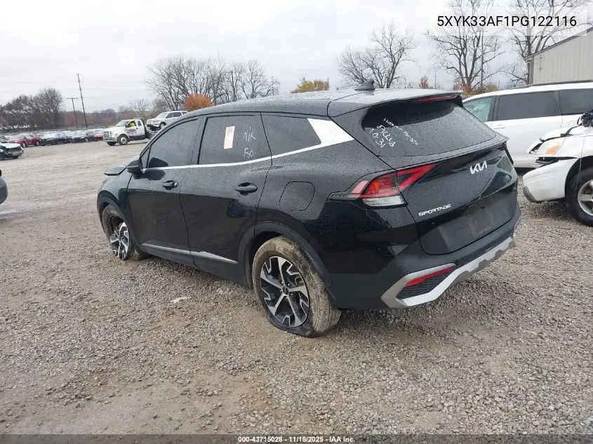5XYK33AF1PG122116 2023 Kia Sportage Ex
