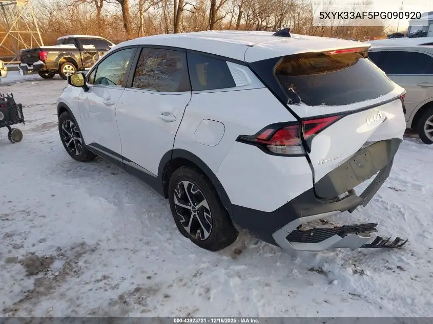 5XYK33AF5PG090920 2023 Kia Sportage Ex