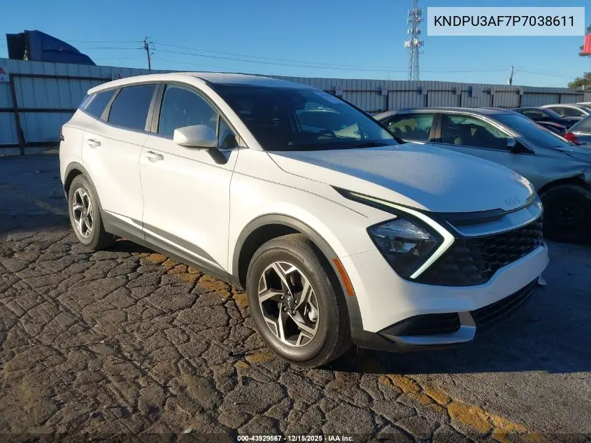 KNDPU3AF7P7038611 2023 Kia Sportage Lx