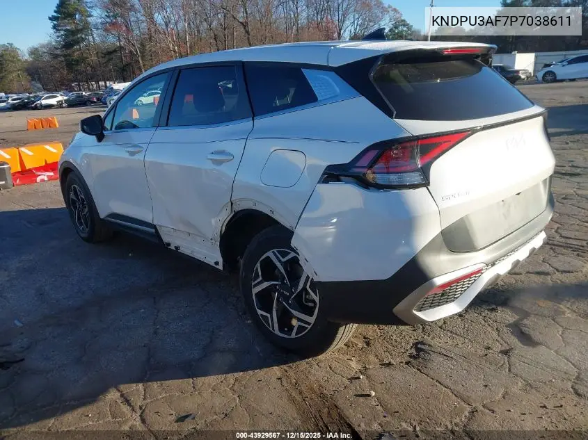 KNDPU3AF7P7038611 2023 Kia Sportage Lx