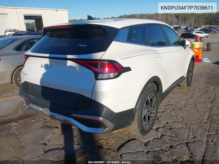 KNDPU3AF7P7038611 2023 Kia Sportage Lx