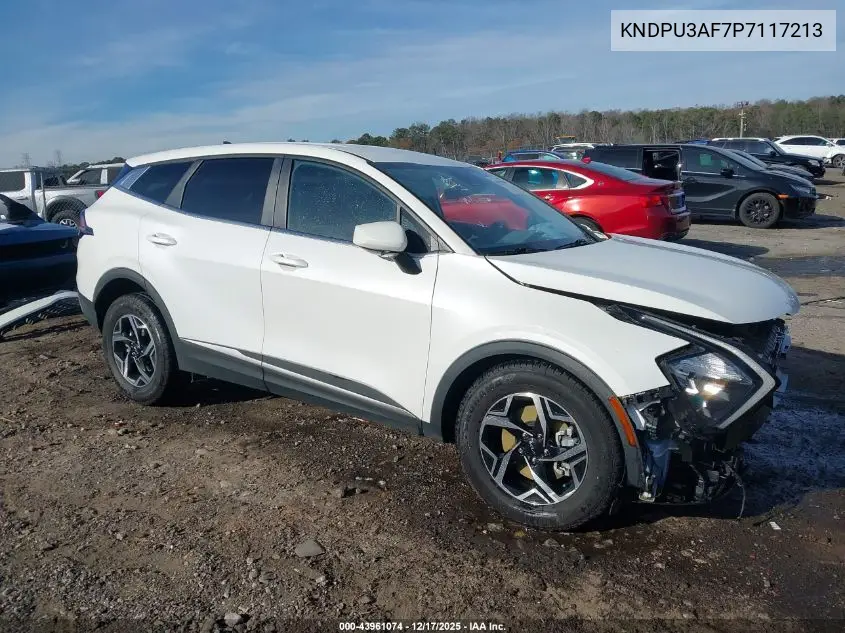 KNDPU3AF7P7117213 2023 Kia Sportage Lx