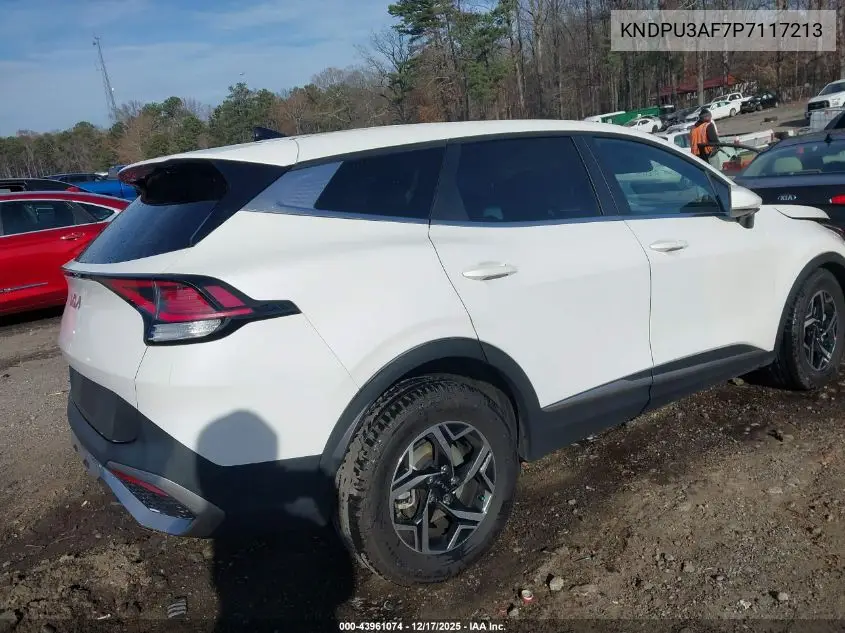 KNDPU3AF7P7117213 2023 Kia Sportage Lx