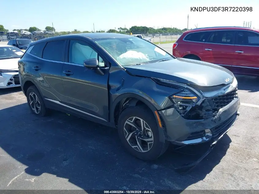 KNDPU3DF3R7220398 2024 Kia Sportage Lx