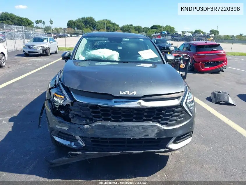 KNDPU3DF3R7220398 2024 Kia Sportage Lx