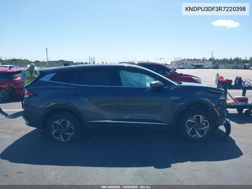 KNDPU3DF3R7220398 2024 Kia Sportage Lx