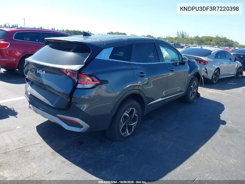 KNDPU3DF3R7220398 2024 Kia Sportage Lx