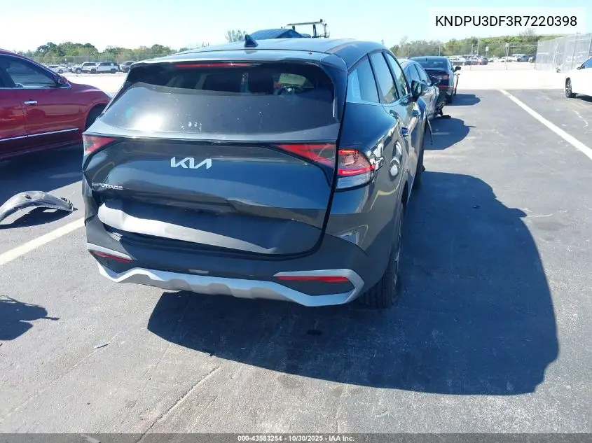 KNDPU3DF3R7220398 2024 Kia Sportage Lx