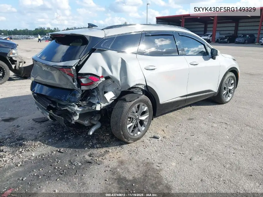 5XYK43DF5RG149329 2024 Kia Sportage Sx